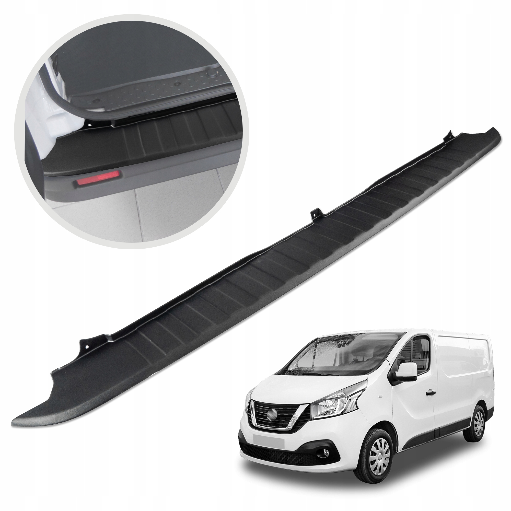 Ochranná lišta na zadný nárazník pre Nissan NV300 I X82 2016-2021