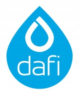 Filtr 2 szt do butelki DAFI + nakrętka CZERWONY Model Soft & Solid