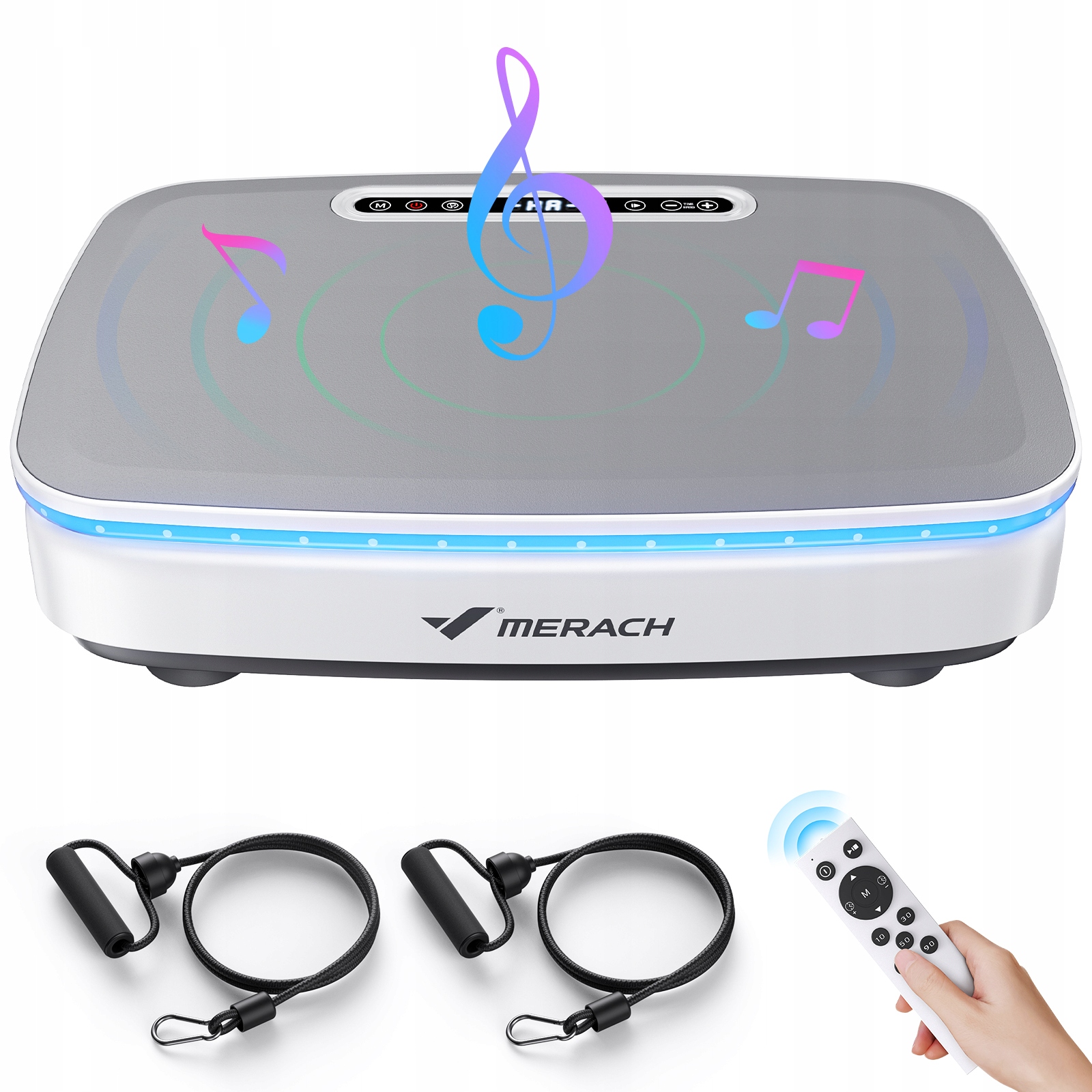 Platforma wibracyjna 99 prędkości 720 wibracji/min Bluetooth, Led pilot