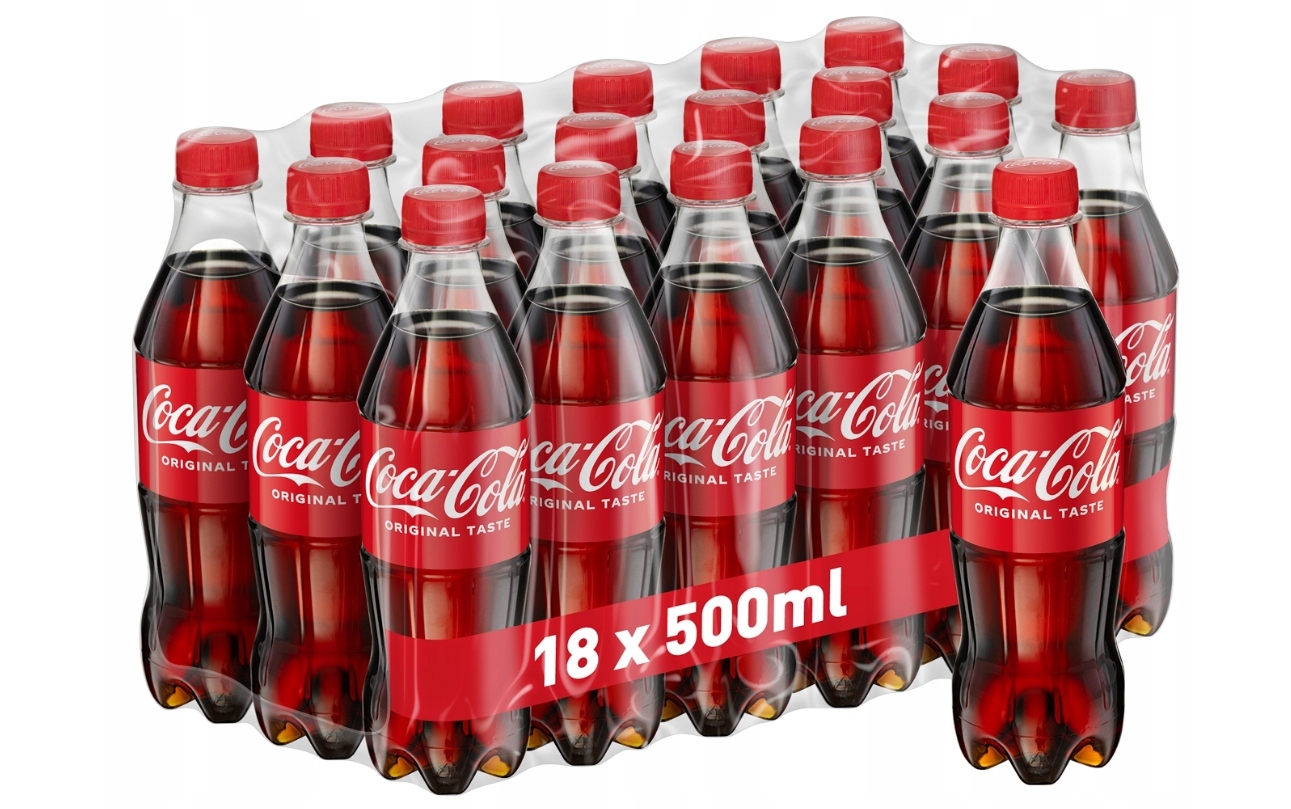 Levně Sycený nápoj Coca-Cola 500 ml x 18 ks s kaucí