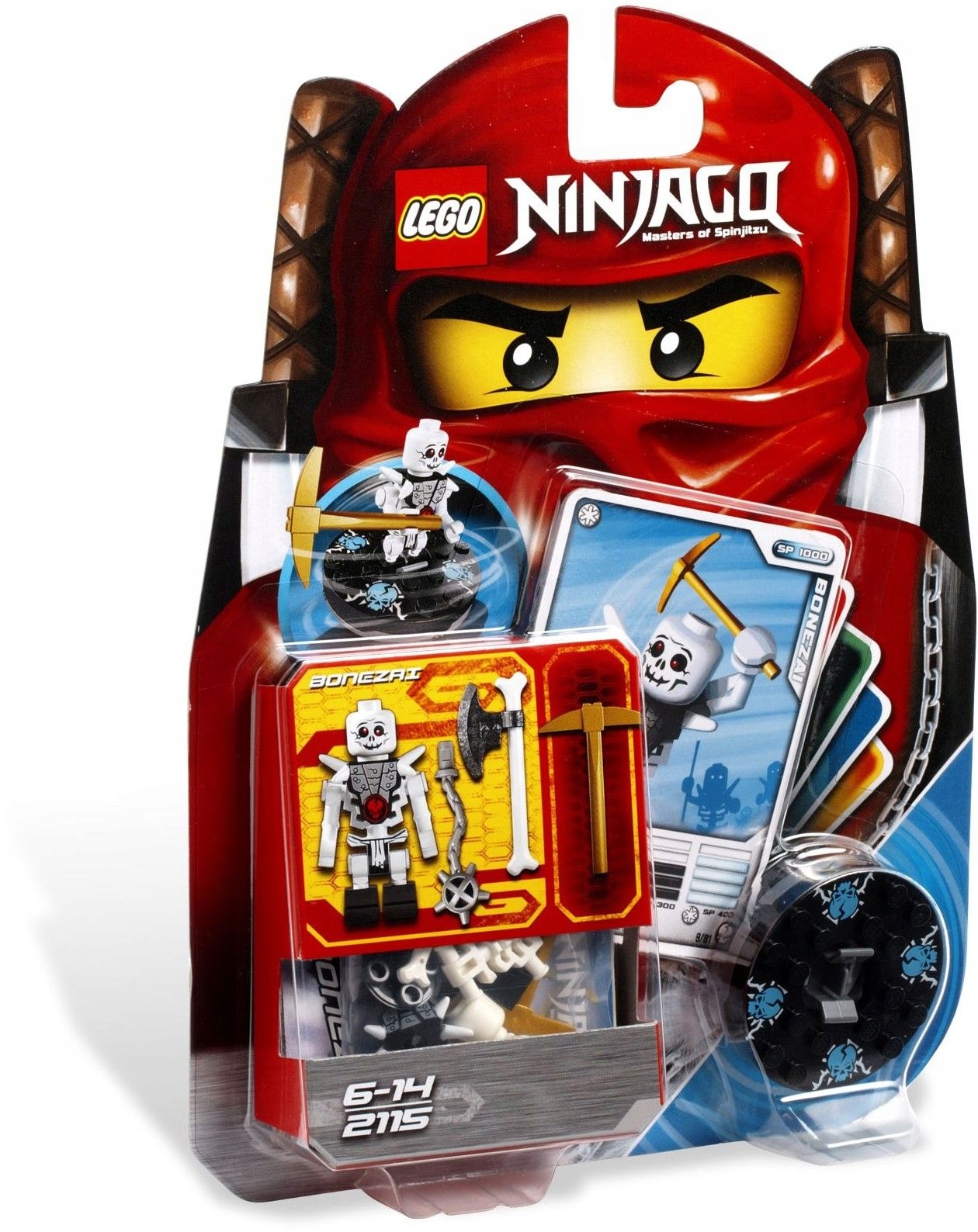 nový Lego Ninjago Bonezai blistr pack 2115 Misb 2011 Bedoes Gang