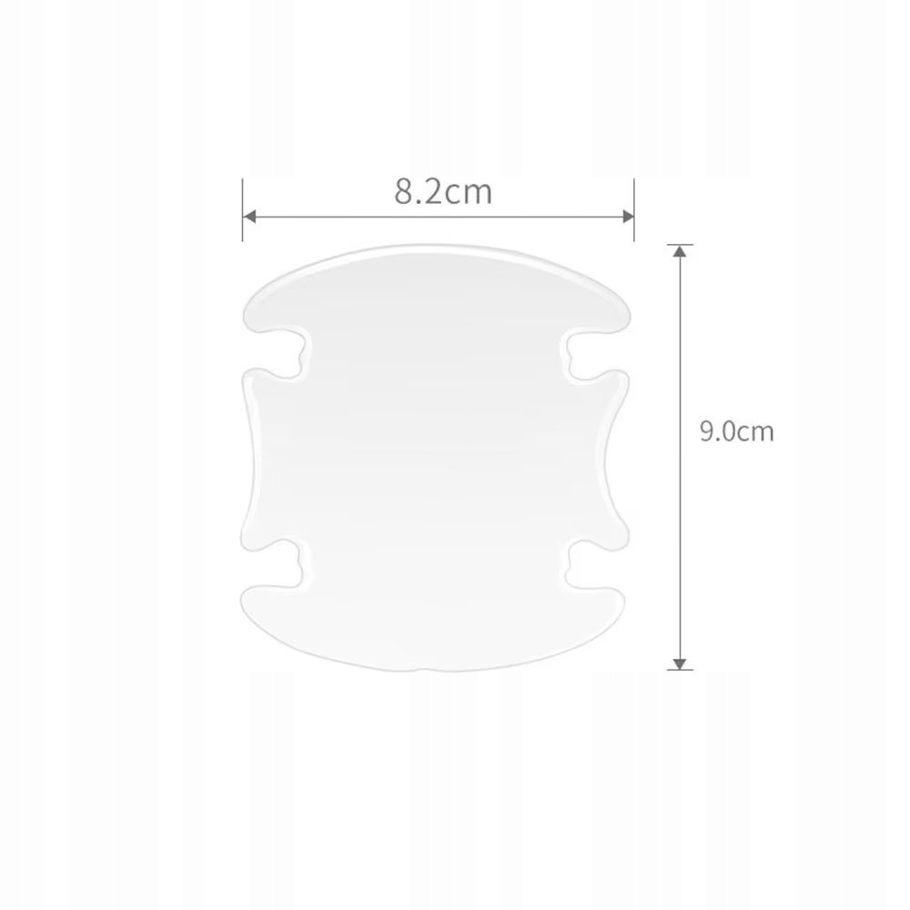 Folia ochronna pod klamki samochodowe 4 szt. Stan opakowania zastępcze