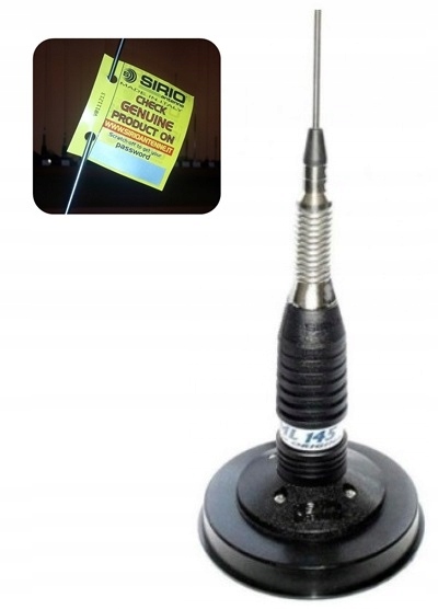 RADIO CB PRESIDENT BARRY II VOX ANTENA SIRIO ML145 Antenna manufacturer Sirio