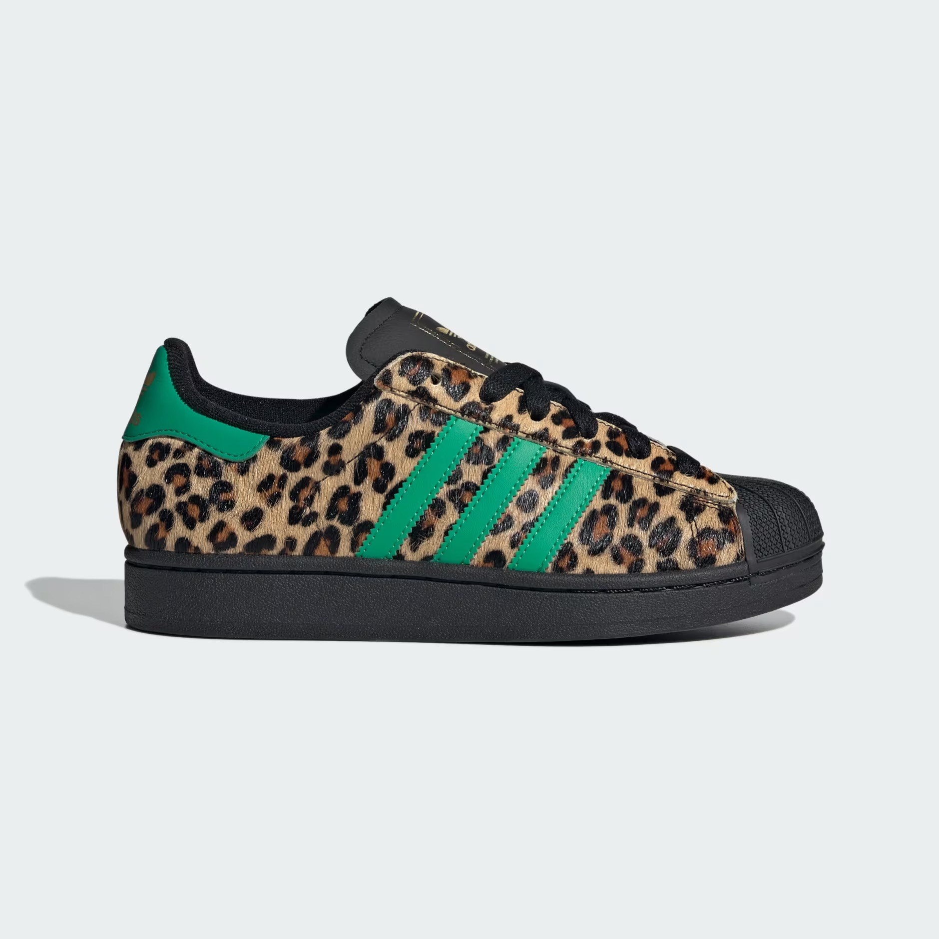 Unisexové boty Adidas Superstar II JP8165 černé, textilní, streetwear, velikost 44