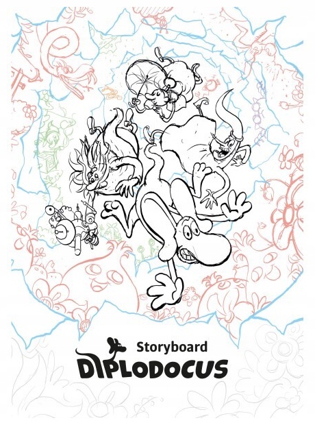 Storyboard Diplodocus Wojtek Wawszczyk
