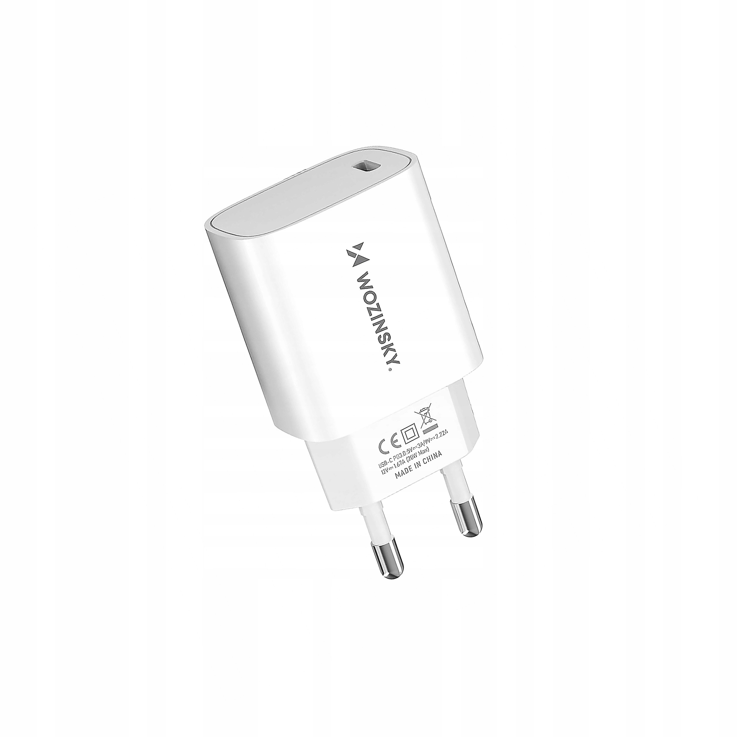 Ładowarka sieciowa Wozinsky Wgwccw 20W Usb-c biała