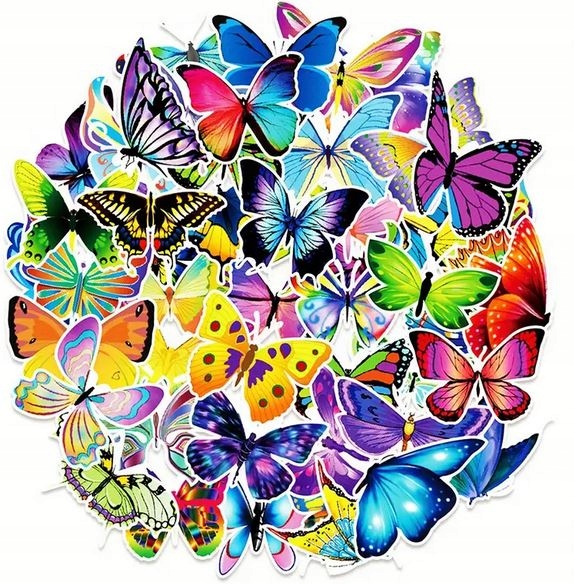 NAKLEJKI KOSMICI WLEPY STICKER MIX WODOODPORNE 50 szt