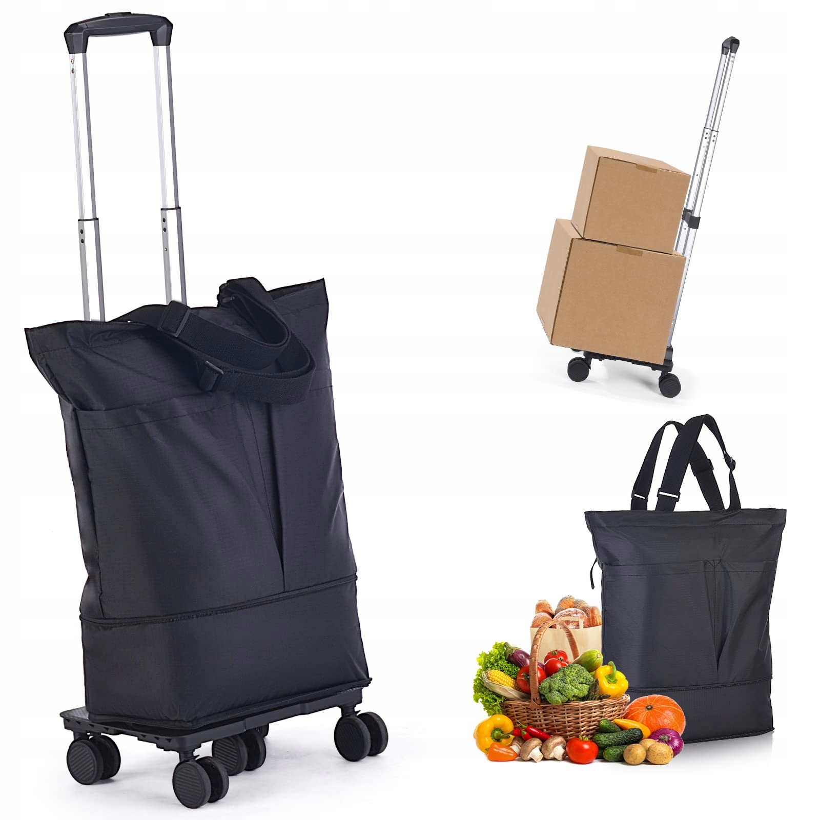 HIVEXAGON WÓZEK NA ZAKUPY 2 W 1