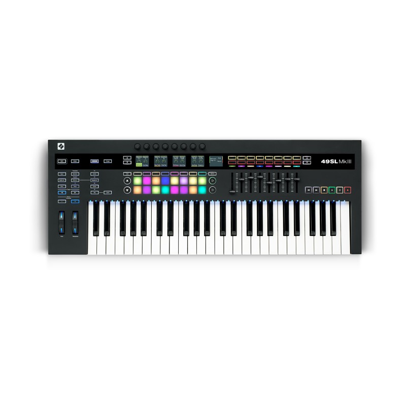 Novation 49SL MkIII MIDI kontroler klávesový ovladač