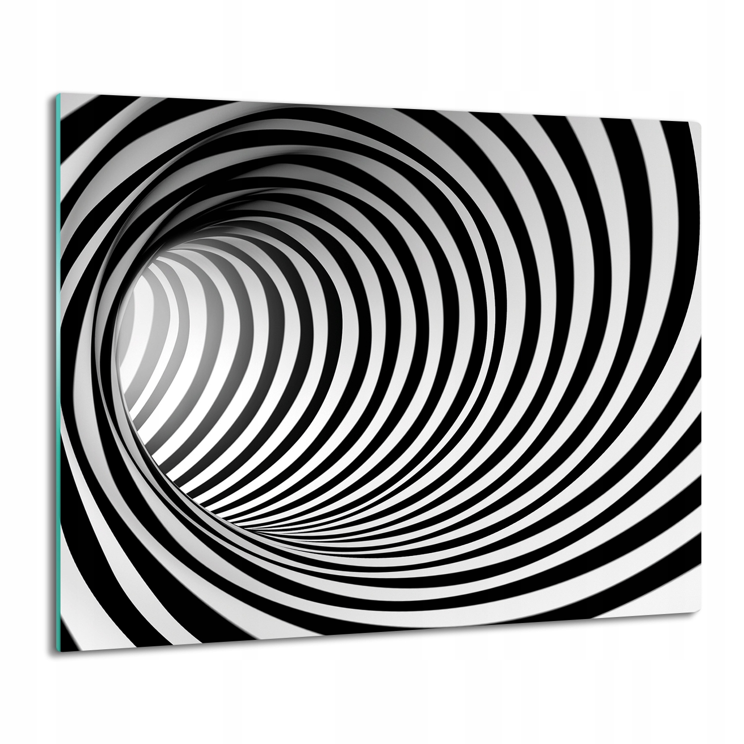 Krytka splashback do kuchyně Spirála zebra 3D 60x52