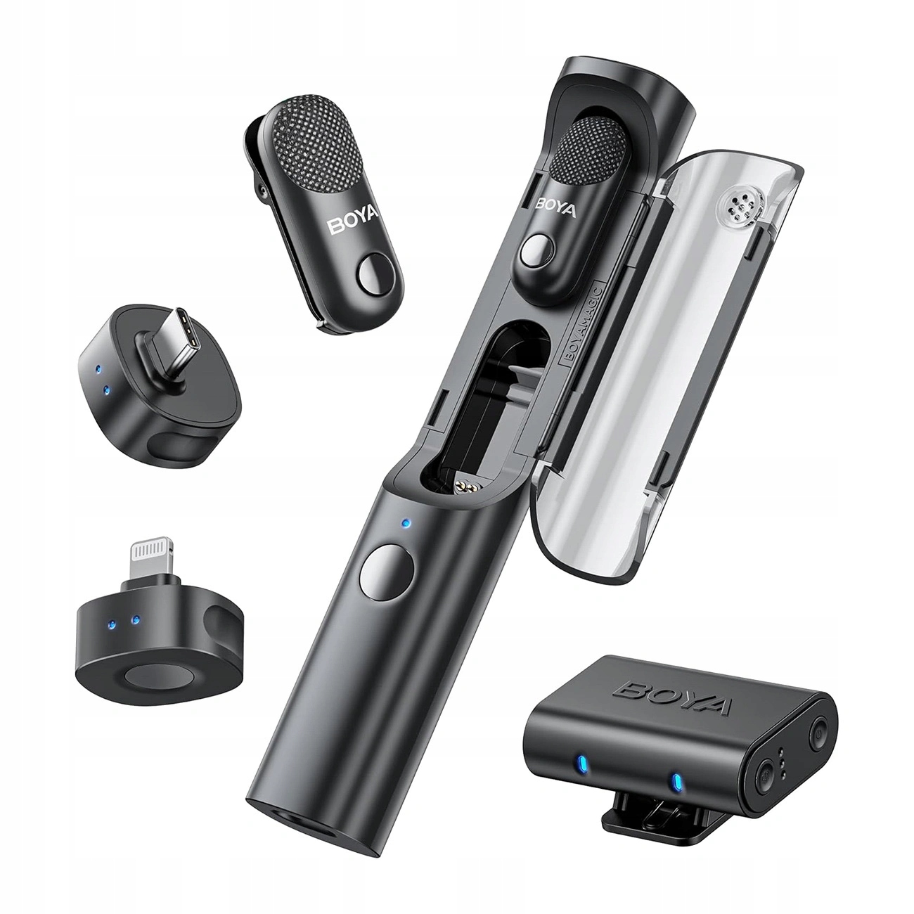 Mikrofon Boya MAGIC-02 bezprzewodowy 2.4GHz Usb-c czarny