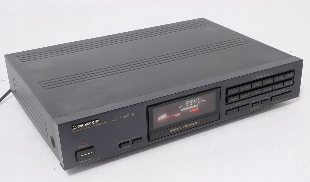 PIONEER F-449 FIRMOWY TUNER RADIOWY ! Kolor czarny