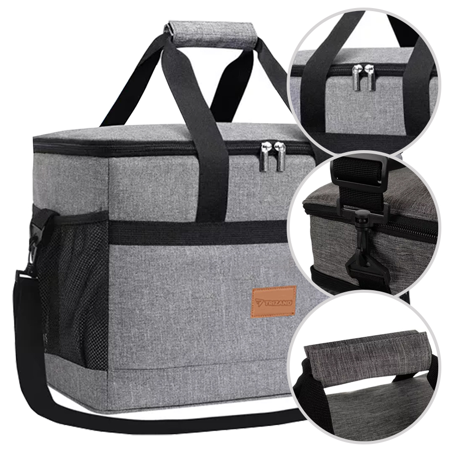 TORBA TERMICZNA TURYSTYCZNA PIKNIKOWA LODÓWKA 20L +2X WKŁADY MROŻĄCE ZESTAW Pojemność 20 l