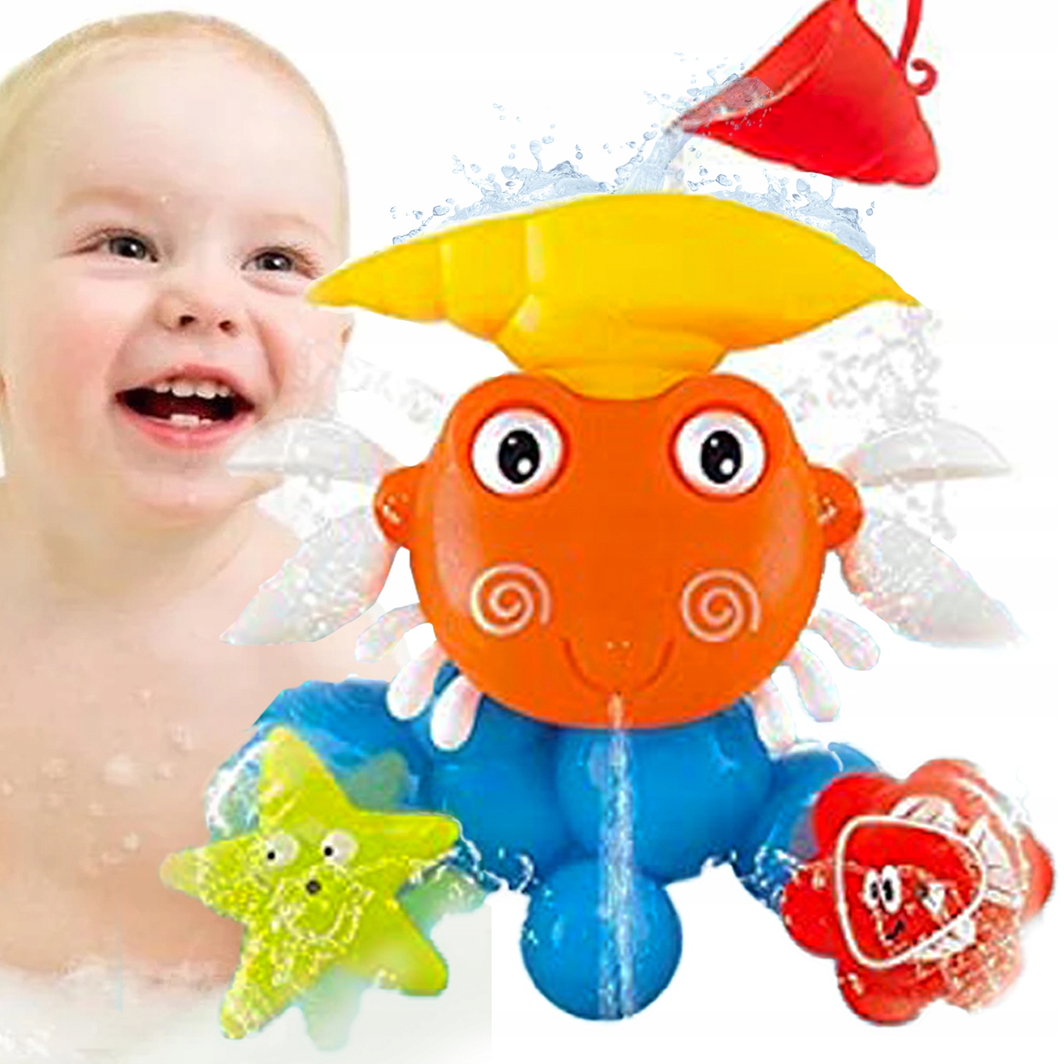 

Karuzelka Do Kąpieli Krab Fontanna Zabawka Do Wody