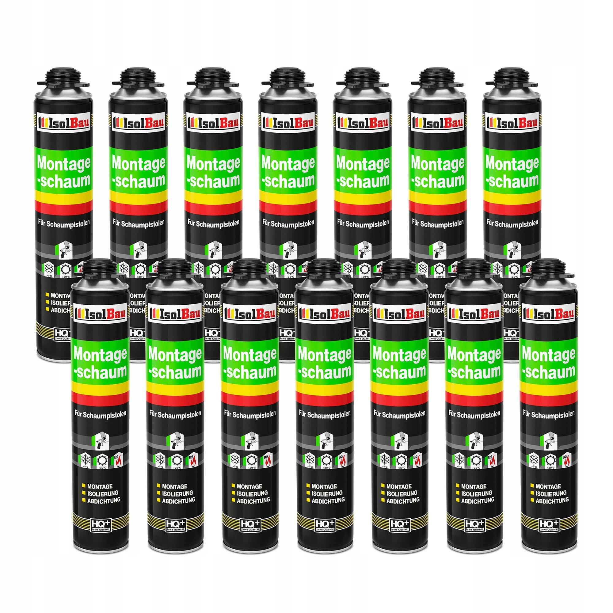 Isolbau Pistolová pěna 14 x 750 ml Montážní pěna Stavební pěna