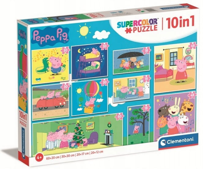 

Zestaw Puzzli 10w1 Peppa Pig Dla Dziecka