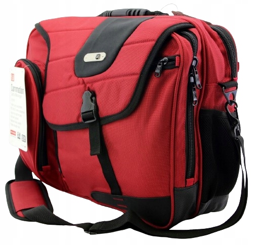 Taška přes rameno Notebook 17 Ful Značka Celebrit Rfid je velmi prostorná Červená