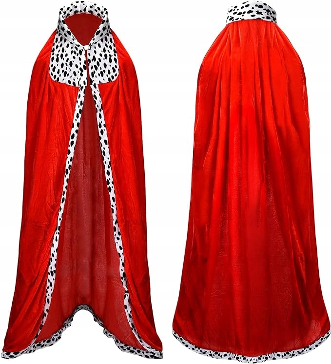 Halloween Kostým krále Kabát Plášť Šaty prince velikost L