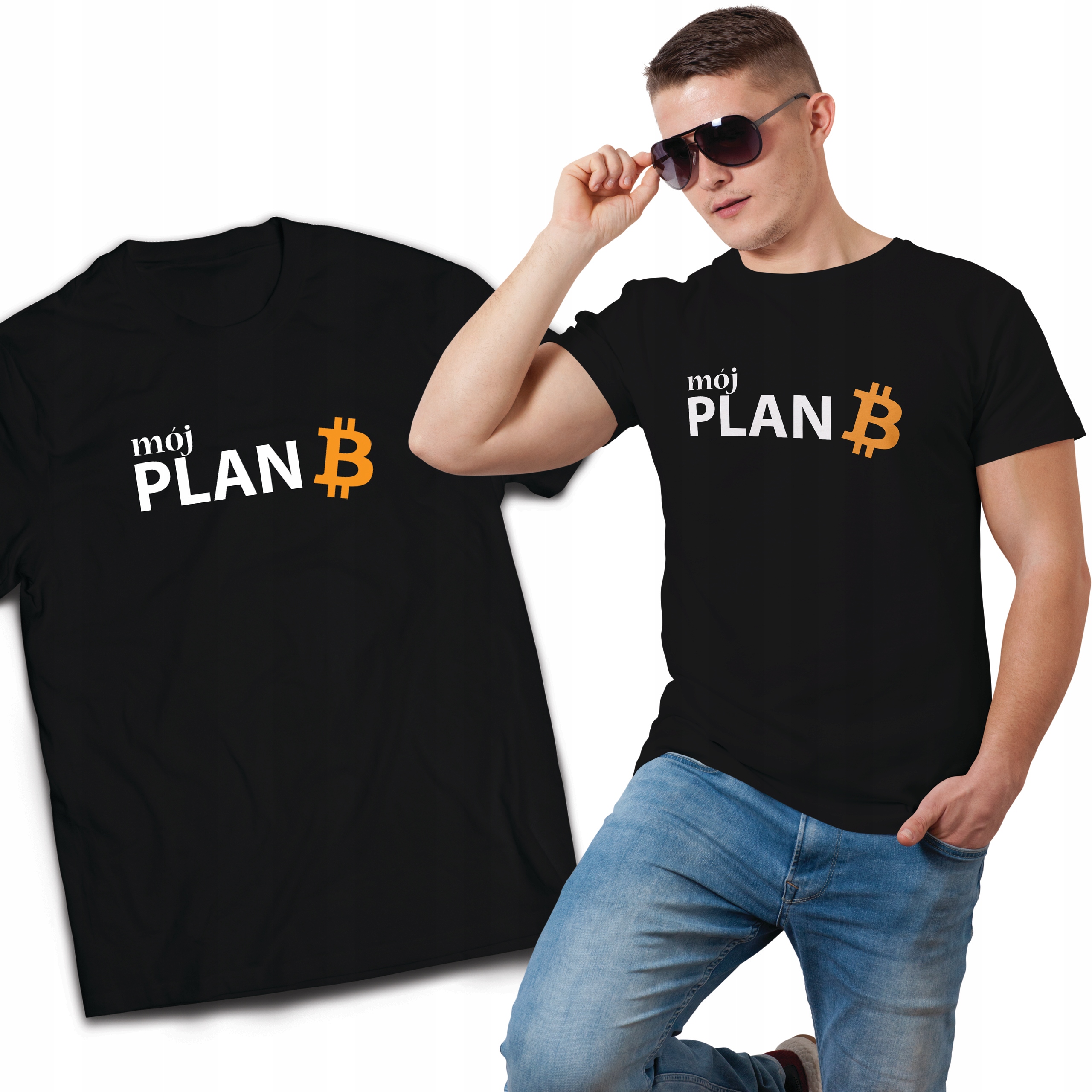 

Koszulka Mój Plan B Kryptowaluty Bitcoin roz XL