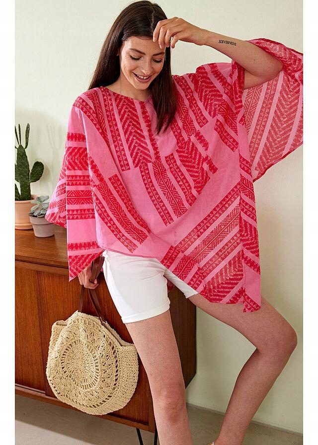 UNIWERSALNY LETNIE PONCZO ZWIEWNE Bonprix Rozmiar uniwersalny