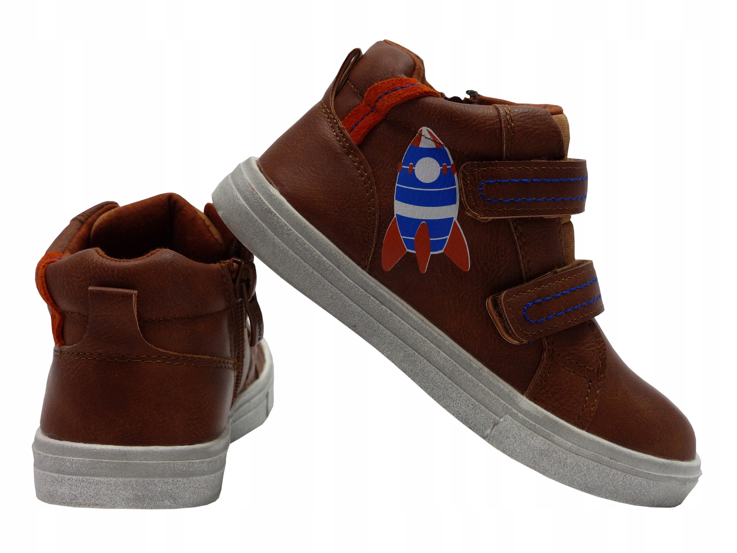 WYSOKIE PÓŁBUTY NA RZEPY SNEAKERSY wkł SKÓRA Rozmiar (new) 30