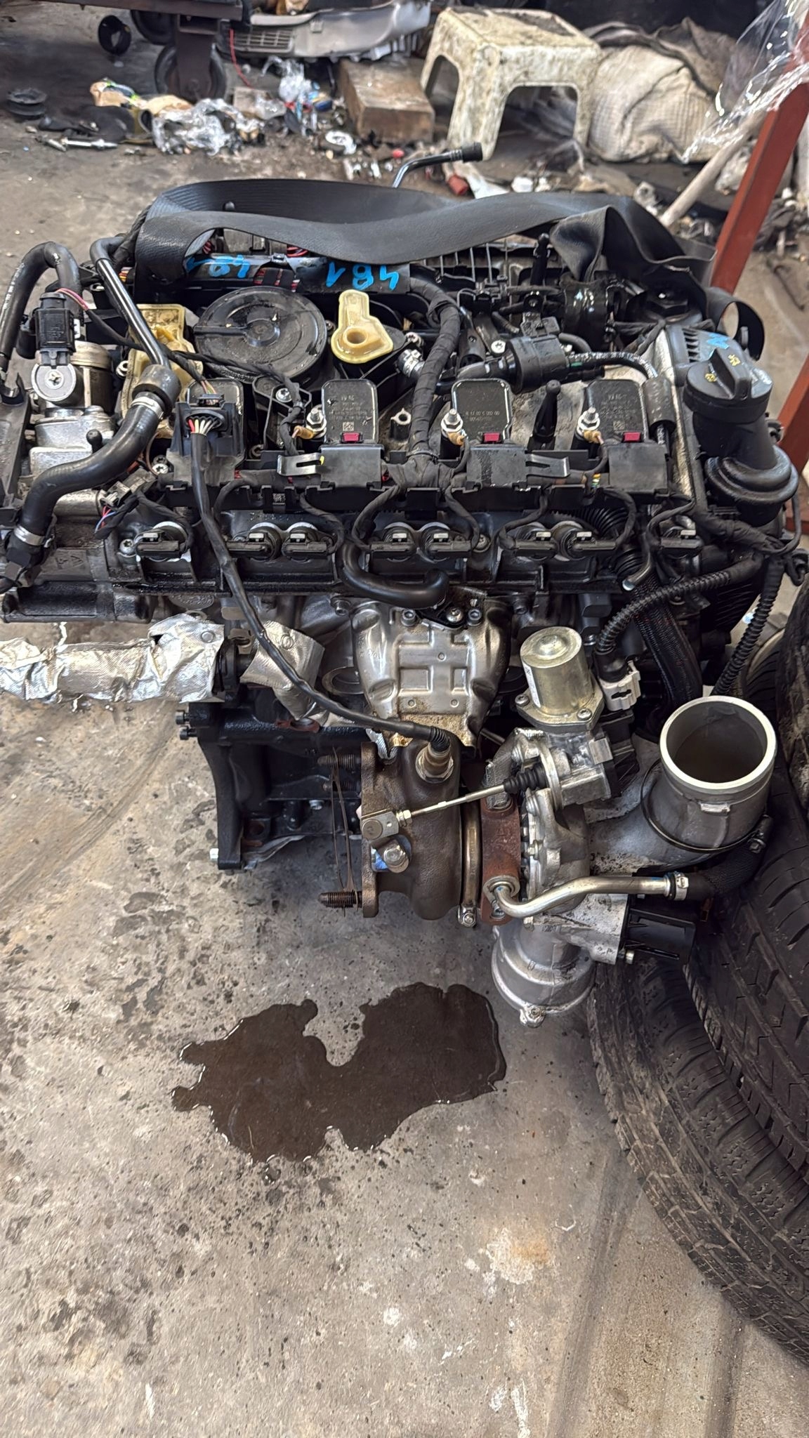engine complete AUDI 2,0 TFSI 65 TYS KM DAX