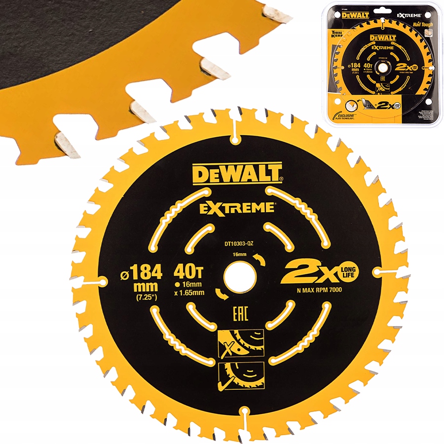 

Dewalt Piła Tarcza do drewna 184x16mm 40T Extreme