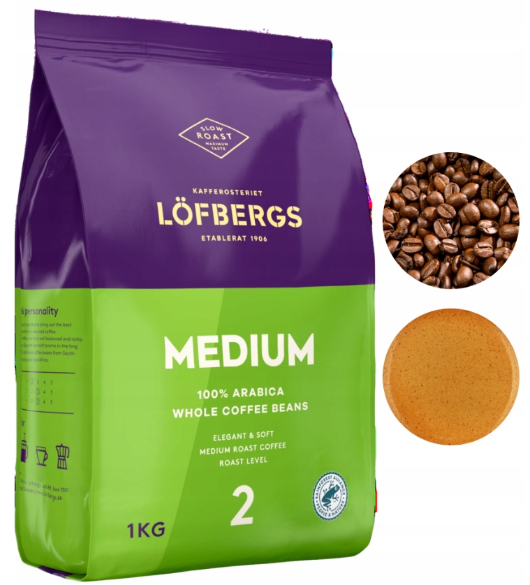 Levně Lofbergs Medium Roast káva Arabica 1 kg