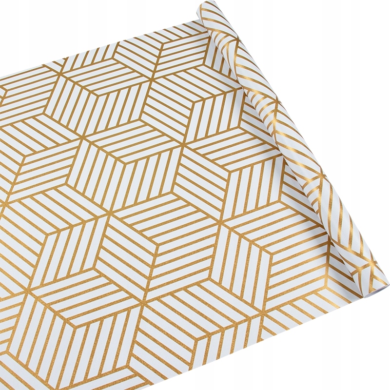 

Tapeta Złota samoprzylepna geometryczna T5353