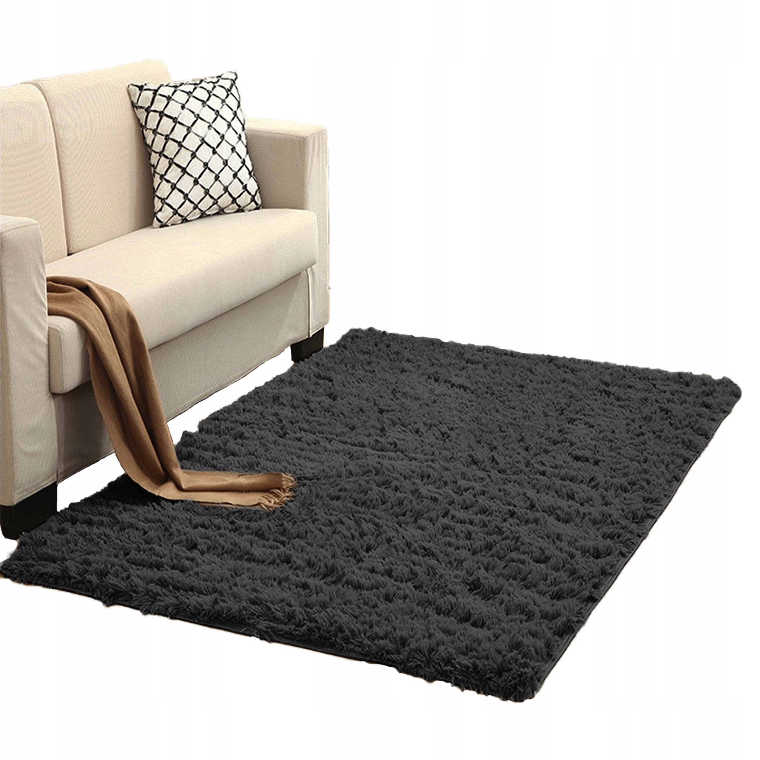 

Dywan Shaggy 180x250 do salonu salon stylowy modny