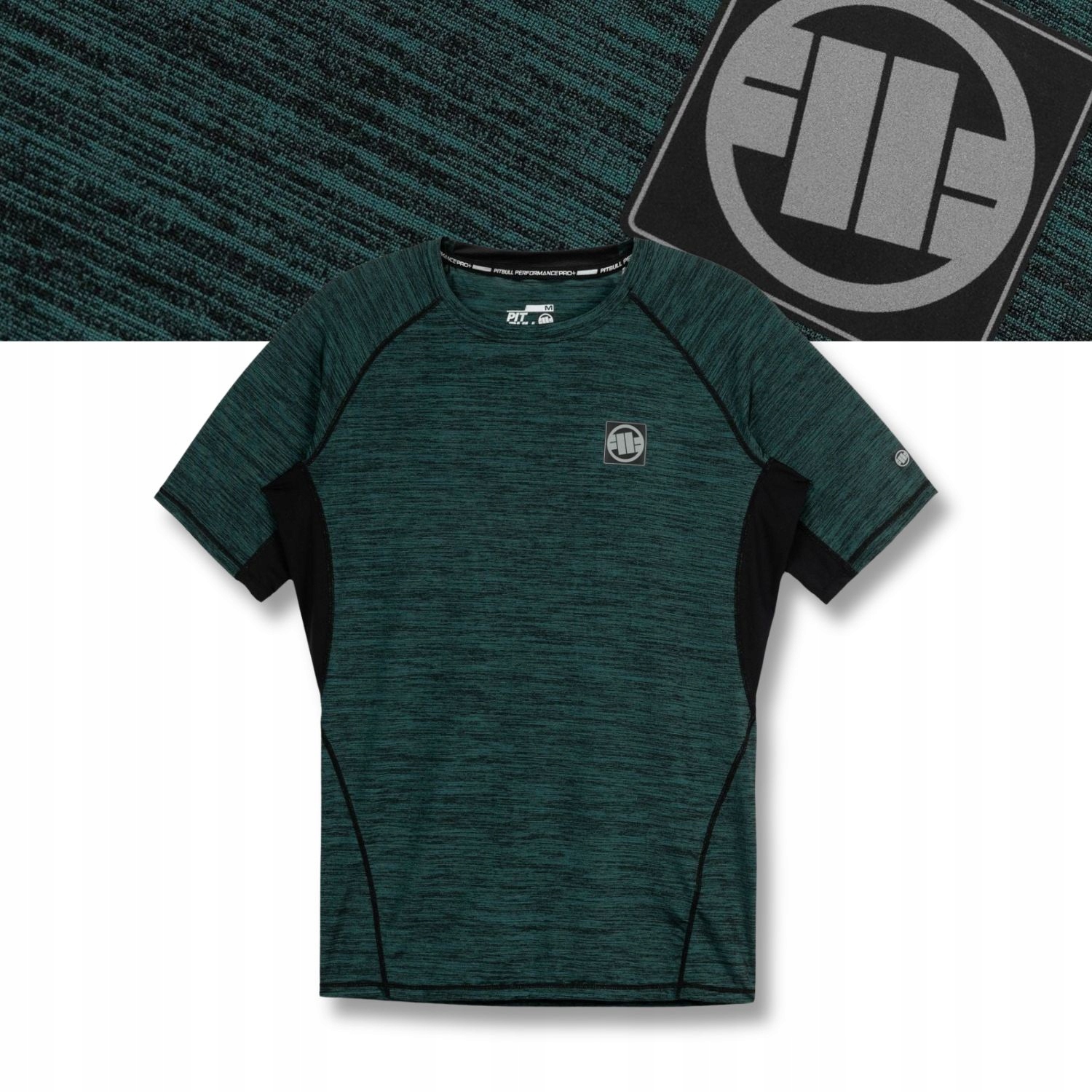 Męski Rashguard Pitbull Koszulka Treningowa Performance Pro plus New Logo