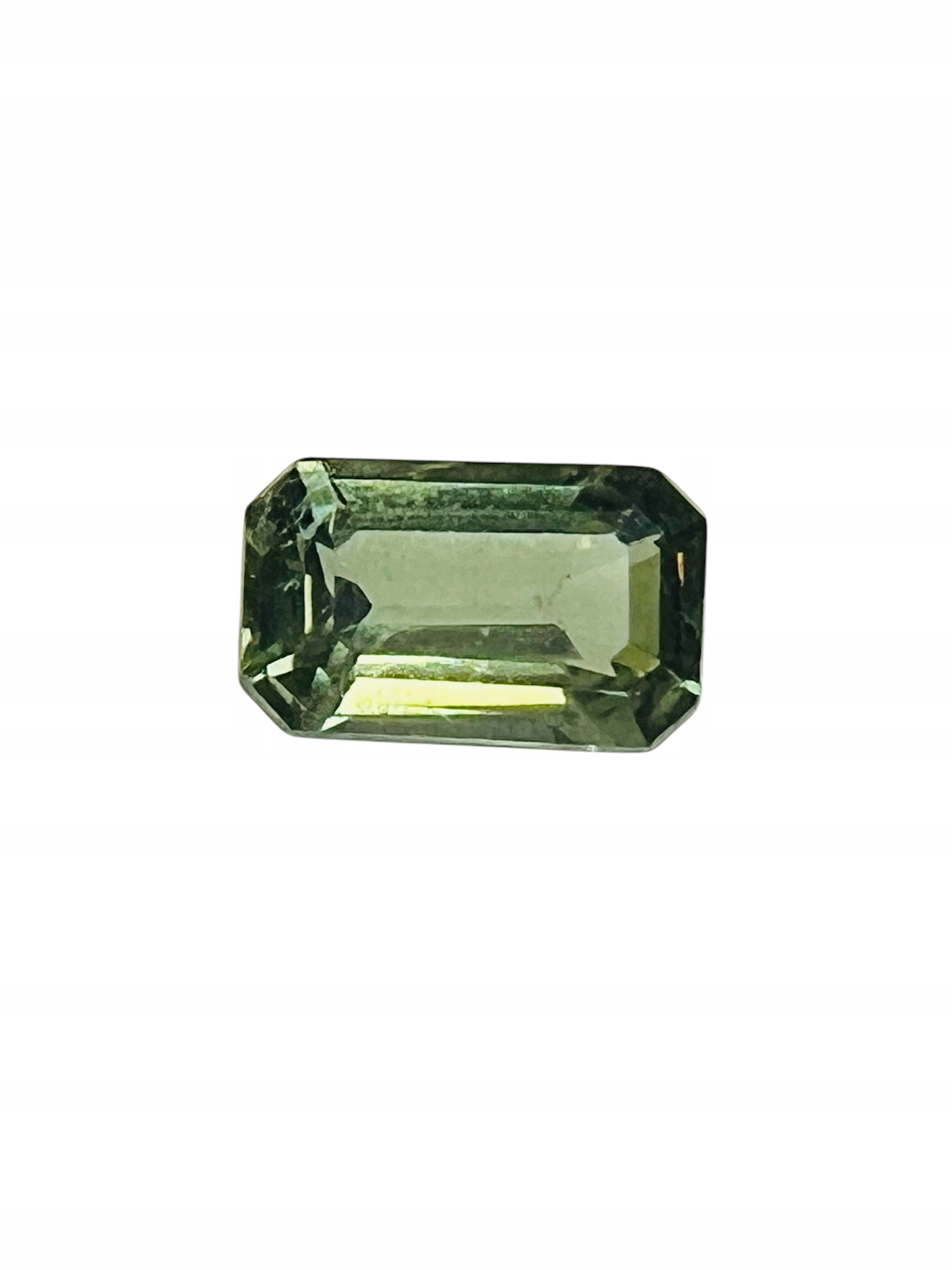 Safír Osmiúhelník Zelený 5X3 mm