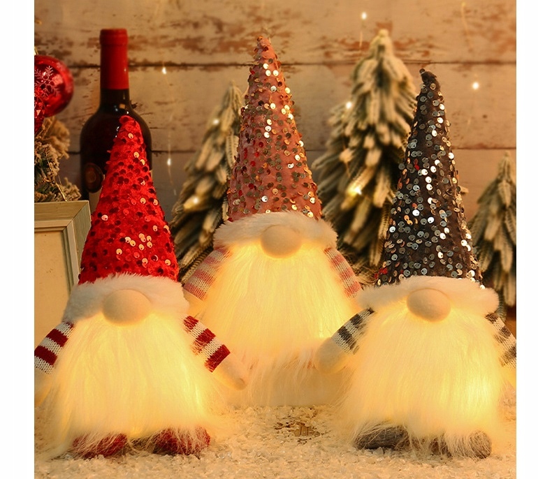 SKRZAT KRASNAL GNOM ŚWIĄTECZNY MIKOŁAJ *LEDOWY* ŚWIECĄCY EAN (GTIN) 5906138973092