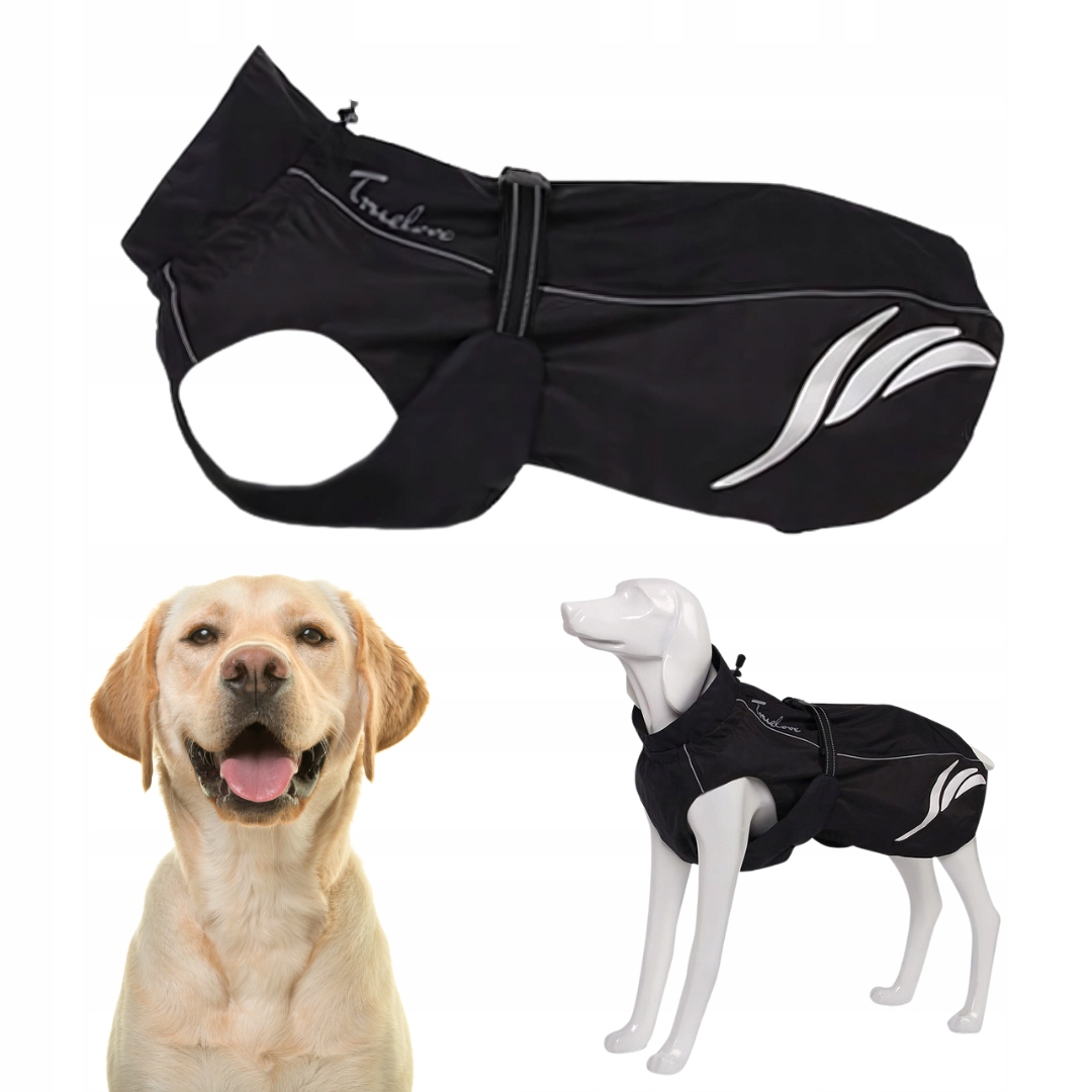 Levně Pláštěnka lehká bunda pro středního psa Truelove Comfort 3XL 50 cm