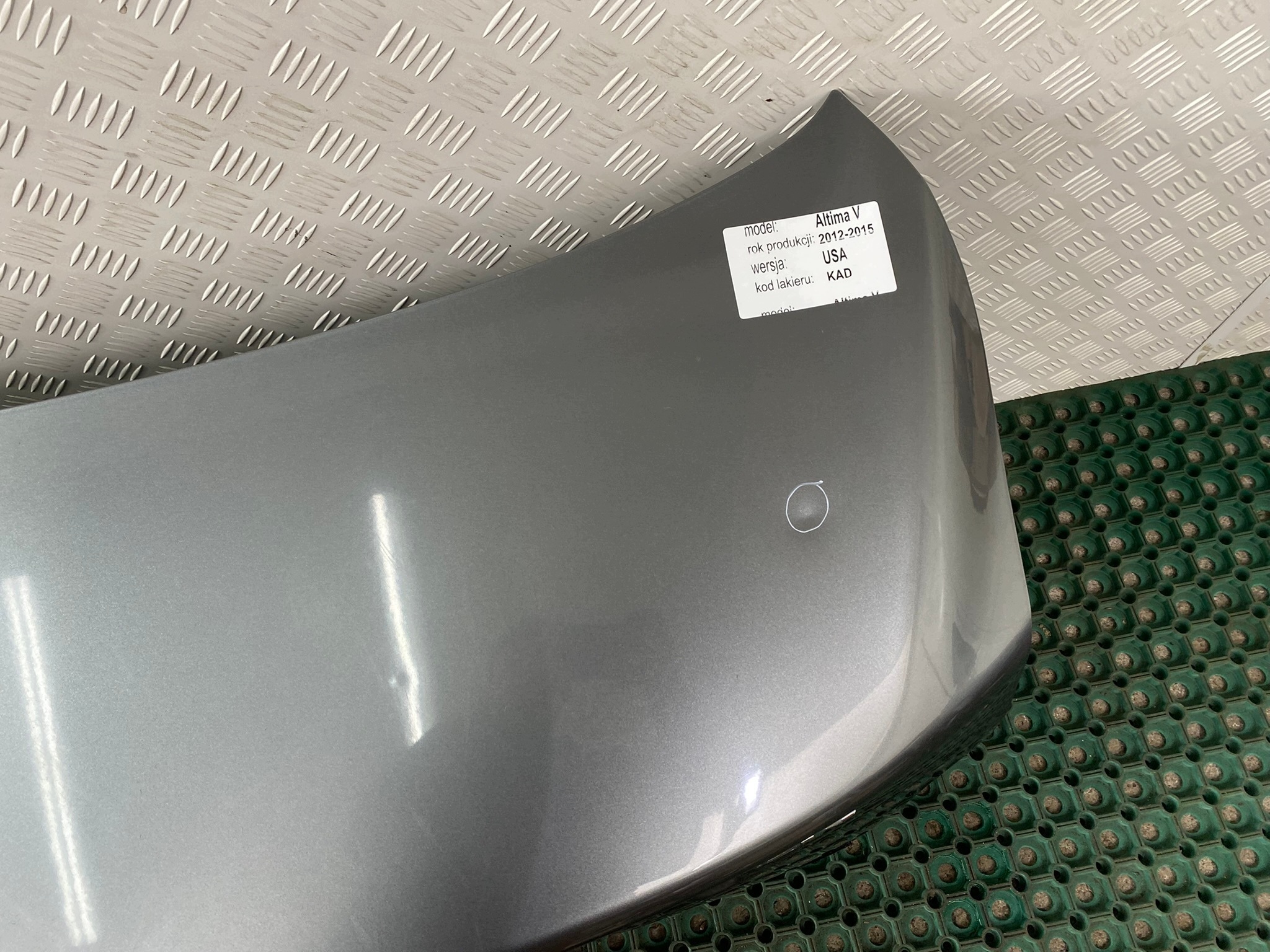 NISSAN ALTIMA L33 12-17 boot doors boot rear part colour KAD original