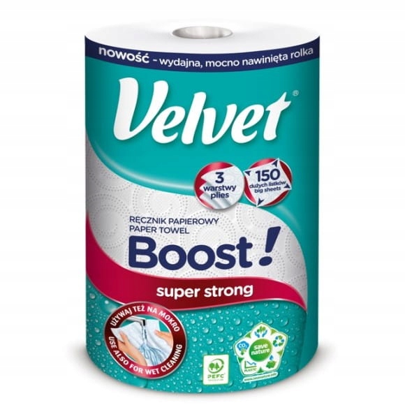 

Velvet Ręcznik Boost A'1 3W