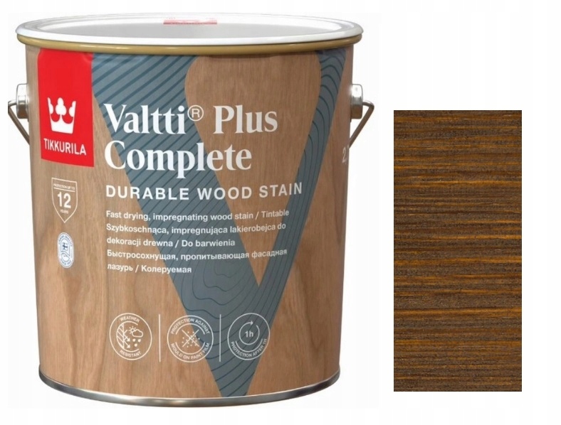Tikkurila Valtti Plus Lakierobejca Medium Nut 2.5L