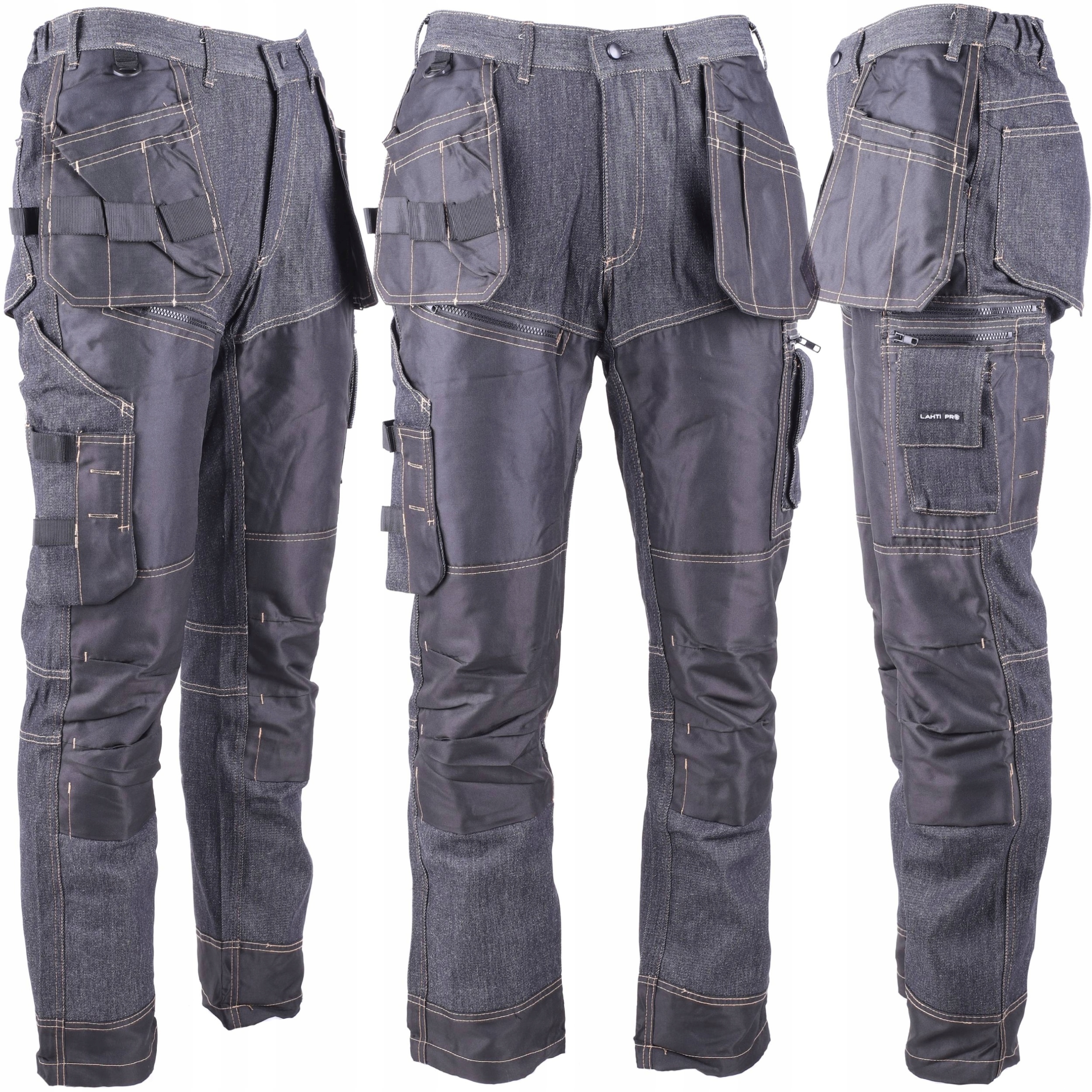 

Jeansowe Spodnie Robocze Jeans Lahti Pro r. S