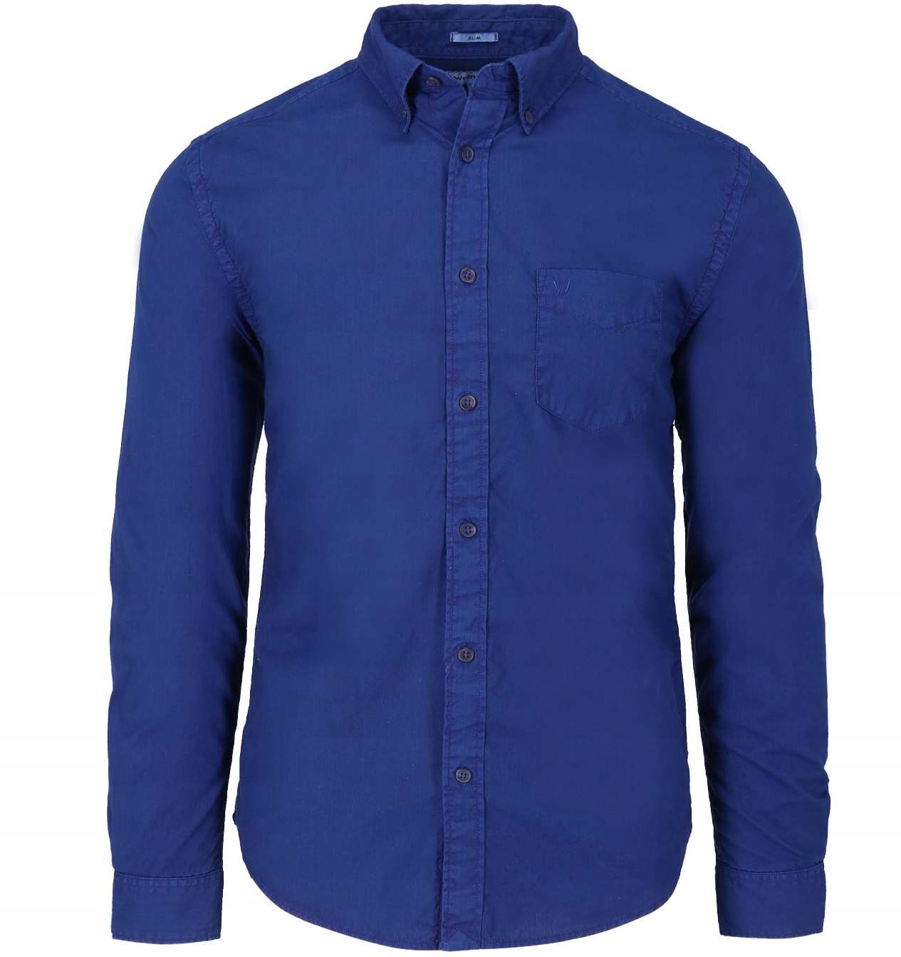 

Wrangler Bdown Indigo Shirt Slim Fit Koszula - S