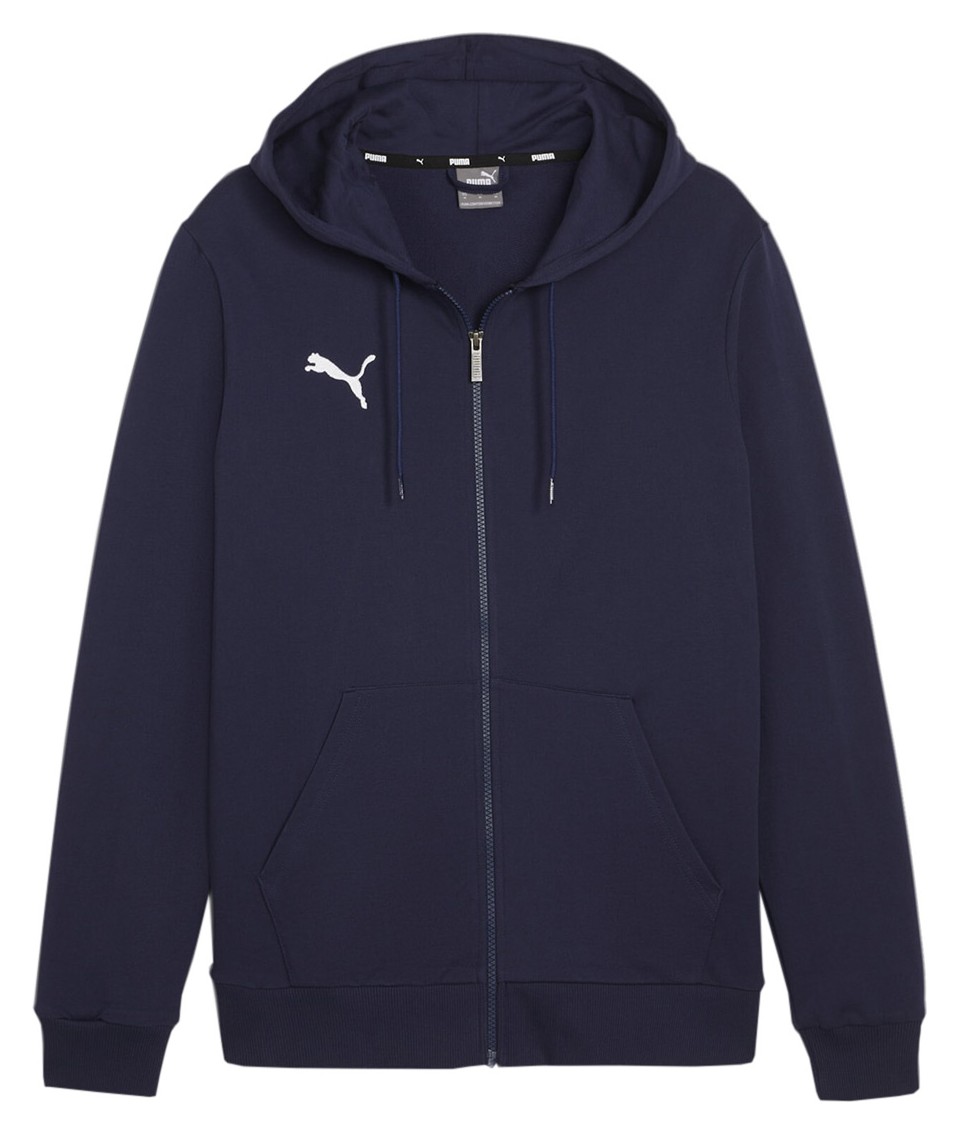 Mikina Puma Team Goal Casuals Hooded tmavě modrá 658595 06 vel. S
