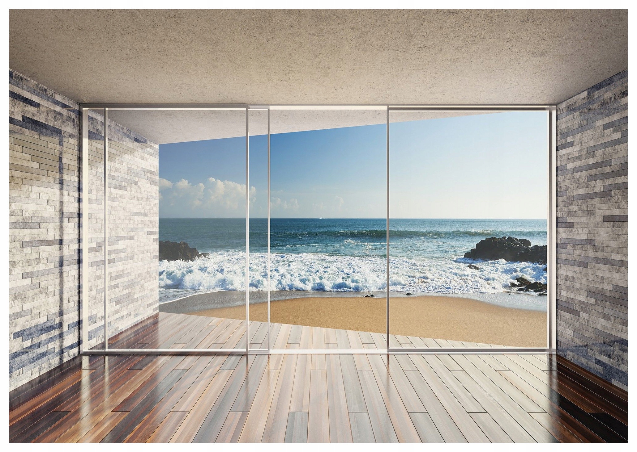 Vliesová fototapeta Pláž Moře Slunce Relax Panorama 200x140 lepidlo