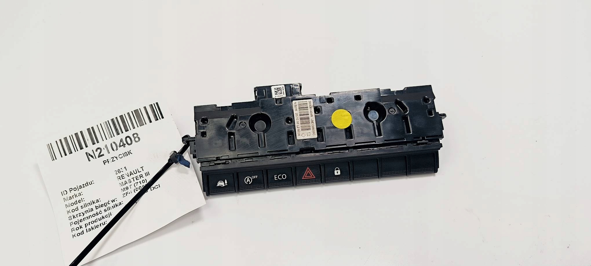 switch of warning lights 283E81404R RENAULT MASTER III