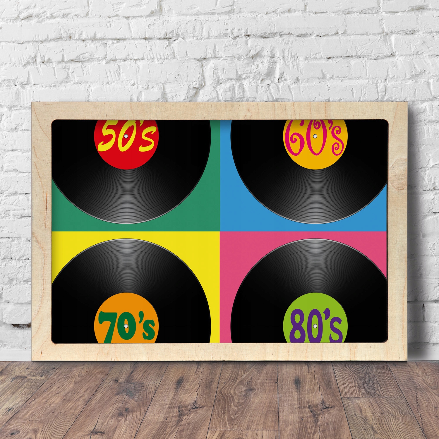Fotoobraz na zeď Vinylové desky 50x30 cm
