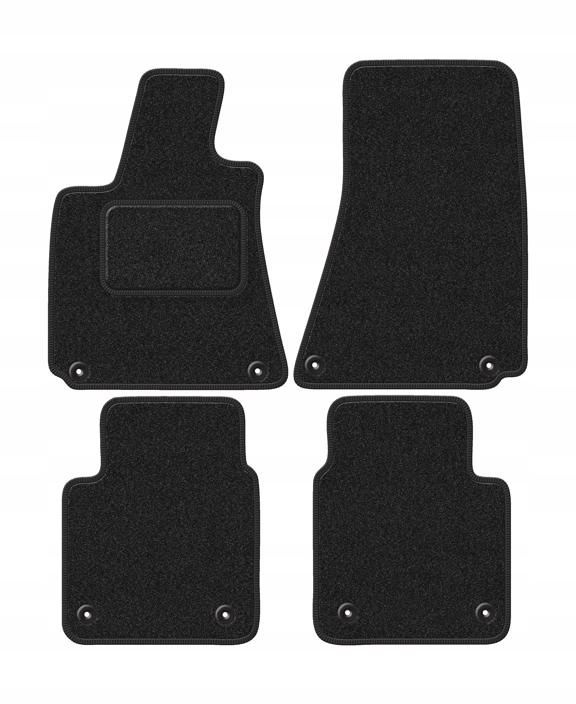 Autokoberce velurové pro: Maserati Quattroporte VI sedan (2015-)