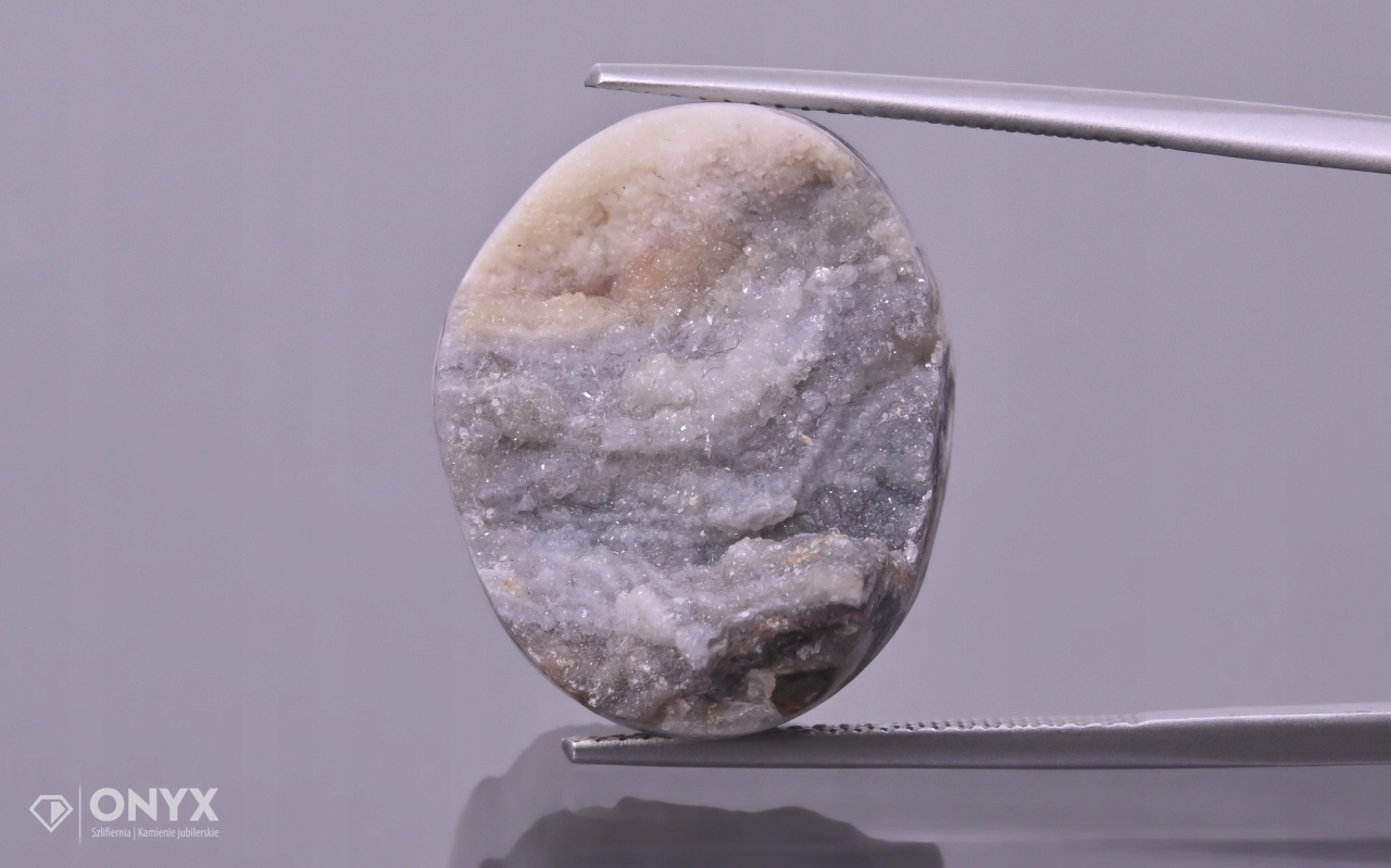 Růže chalcedonová nepravidelná 21,5x17,5 mm