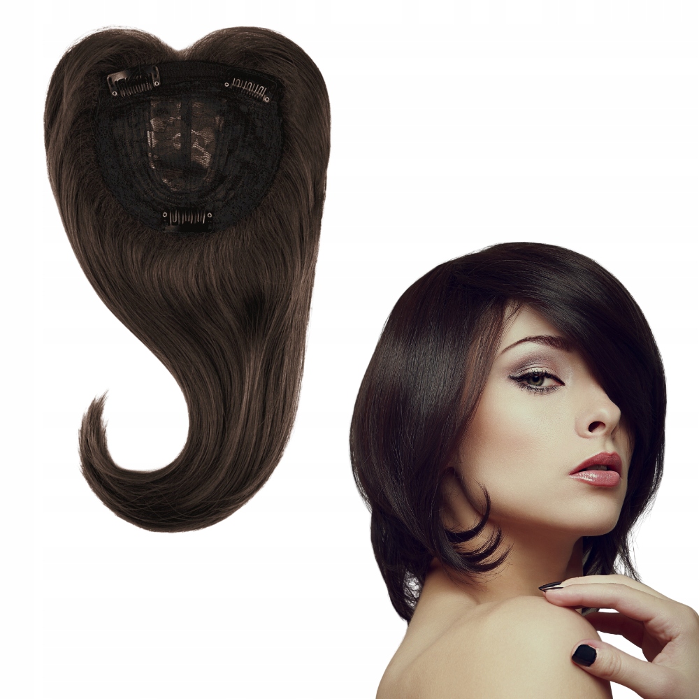 Tupet syntetické vlasy Topper hořká čokoláda #6