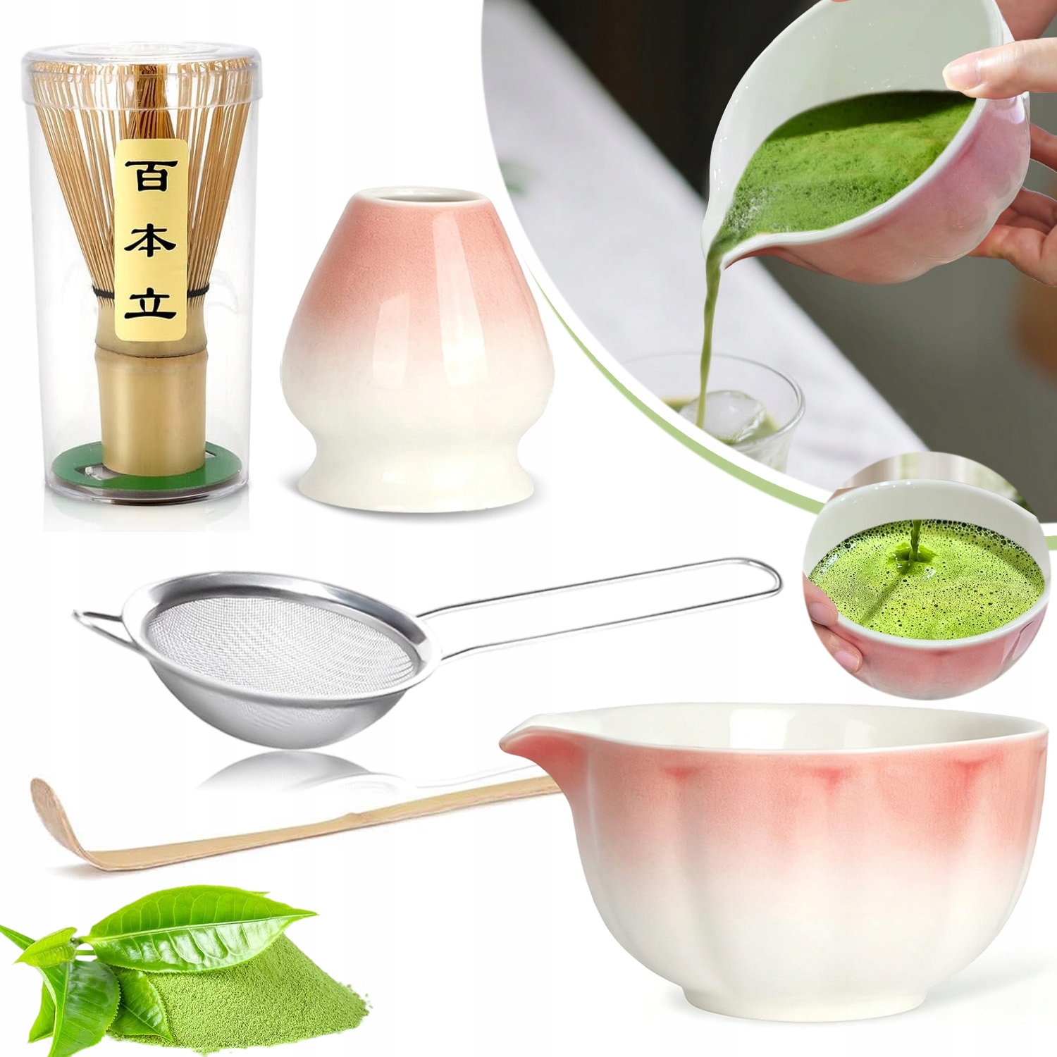 Levně Dárková Sada Sada 5 Bambusových Kusů Pro Chytrý Čaj Chashaku Jako Dárek