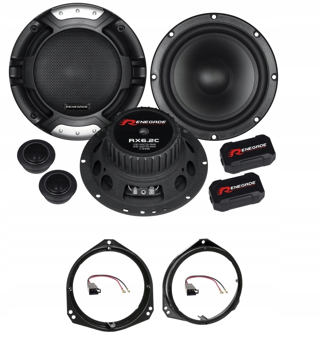 Automobilové reproduktory 165 mm Opel Corsa C Vivaro Tigra Combo Renegade RX6.2C