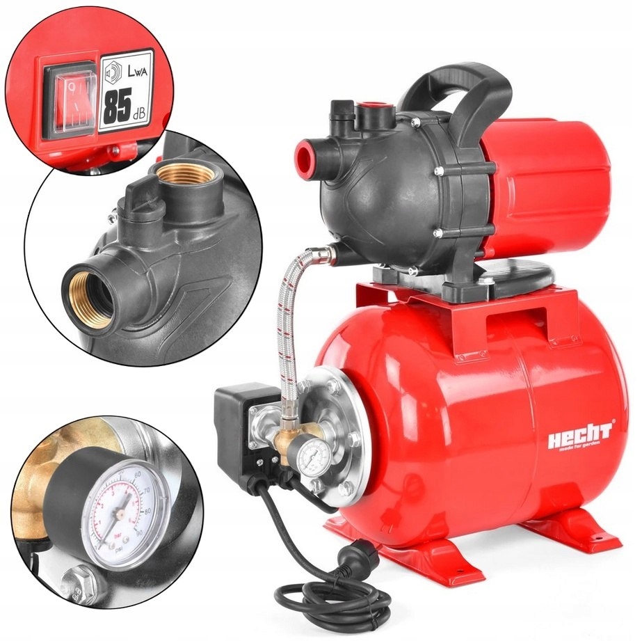 Hecht 3800 Hydrofor Pompa 800W 20 Litrów 3200 l/h