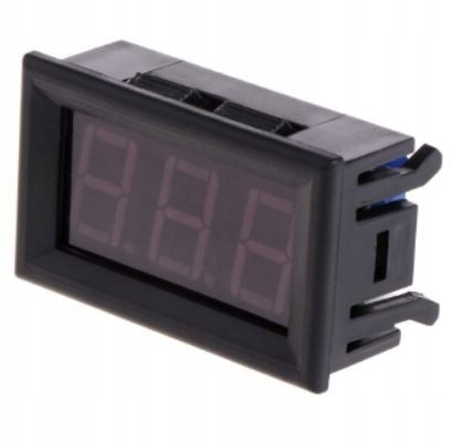 Termometr panelowy 12V wyświetlacz LED czerwony Kod producenta mod7segthermometerred